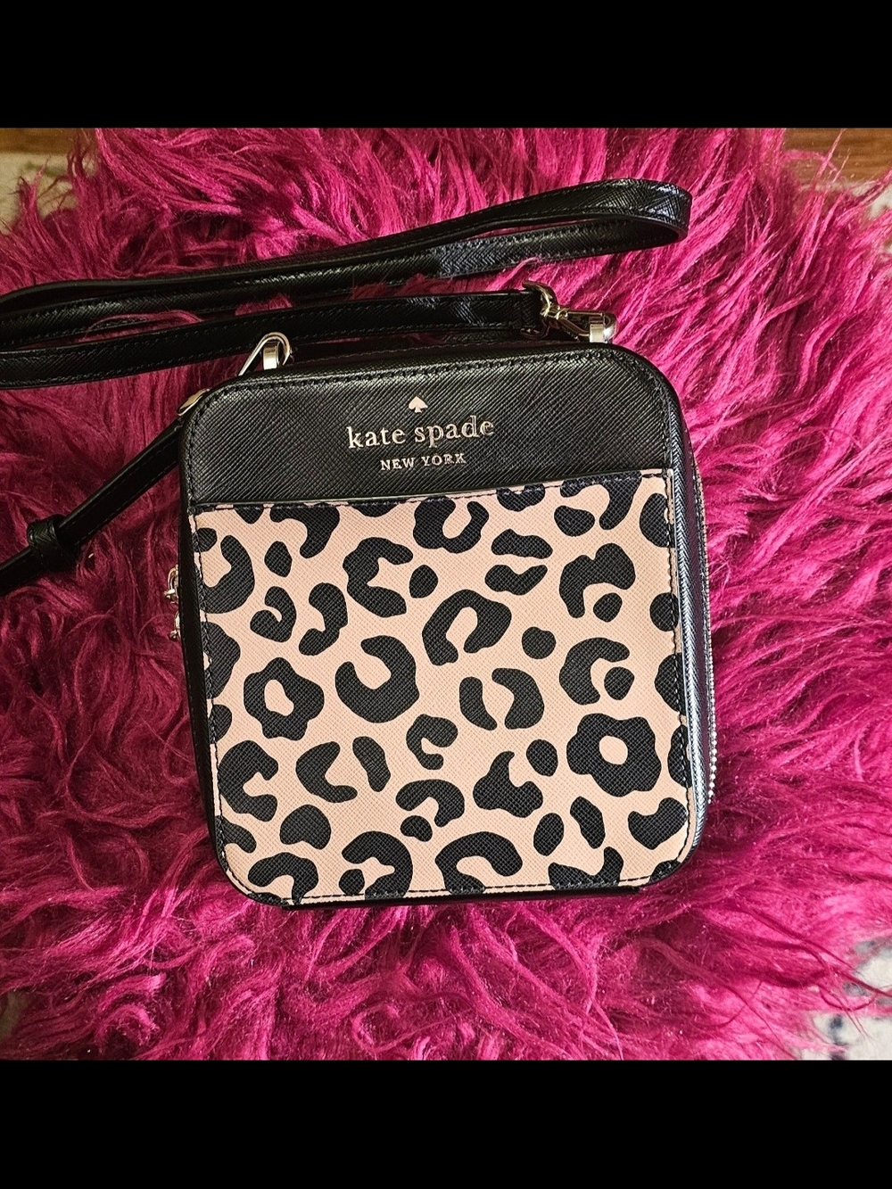 Kate Spade New York Daisy Leopard Vanity Crossbody Bag